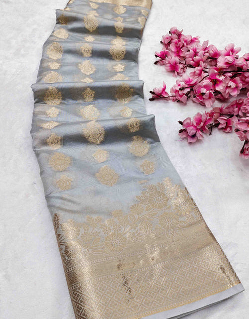 Load image into Gallery viewer, rajyogam organza silk saree surat
