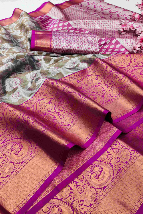 rajyogam organza silk saree surat