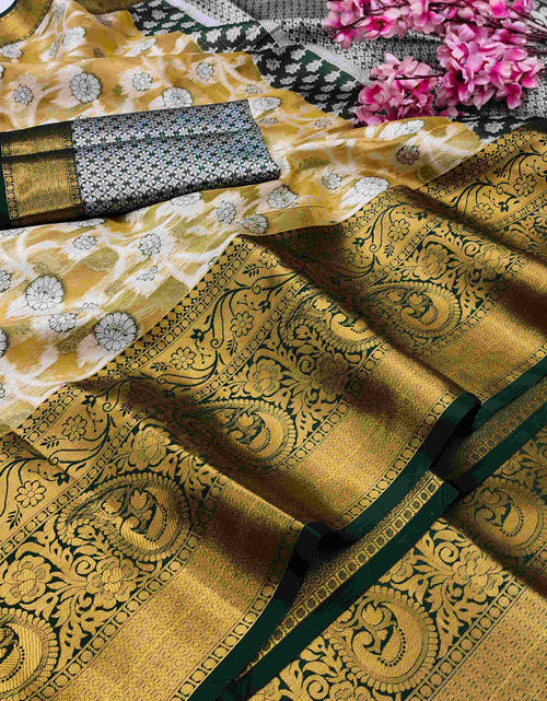 Load image into Gallery viewer, rajyogam organza silk saree surat
