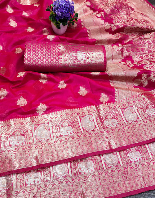 Load image into Gallery viewer, rajyogam organza silk saree surat
