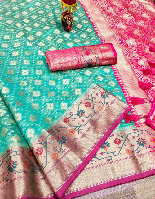 Load image into Gallery viewer, rajyogam linen silk saree surat
