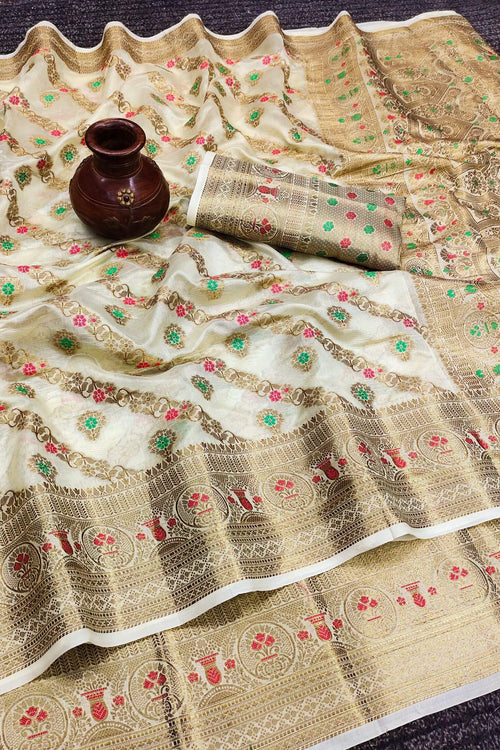 rajyogam organza silk saree surat