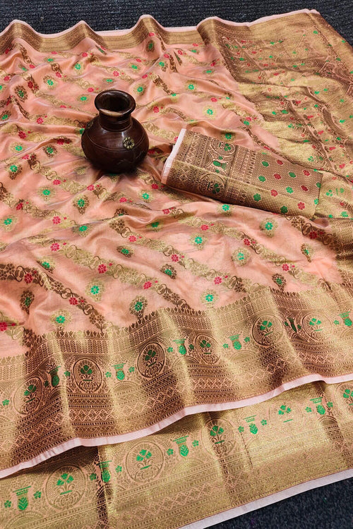 rajyogam organza silk saree surat