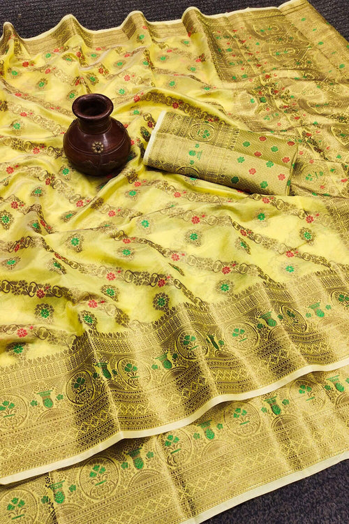 rajyogam organza silk saree surat