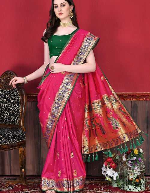 Load image into Gallery viewer, rajyogam paithani silk saree surat
