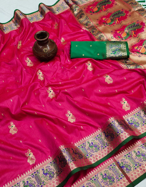 Load image into Gallery viewer, rajyogam paithani silk saree surat
