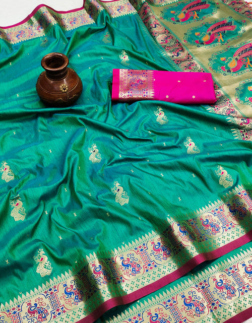 Load image into Gallery viewer, rajyogam paithani silk saree surat
