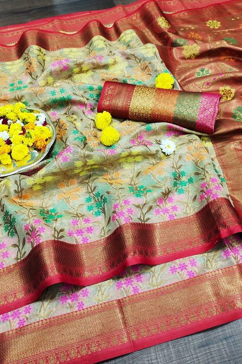 rajyogam organza silk saree surat