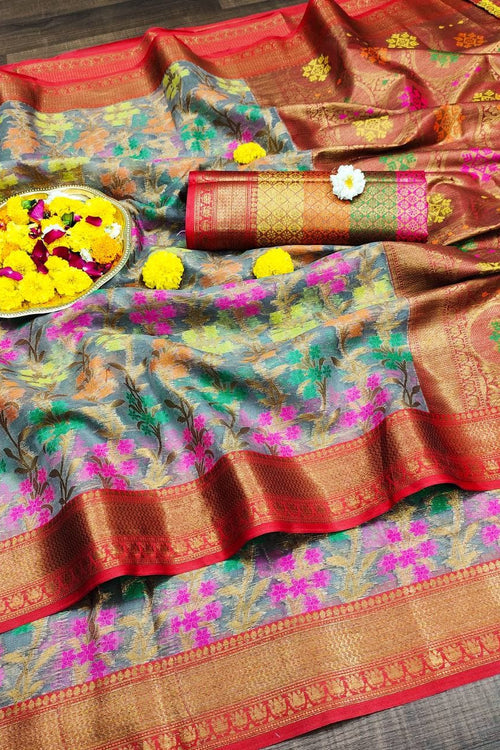 rajyogam organza silk saree surat