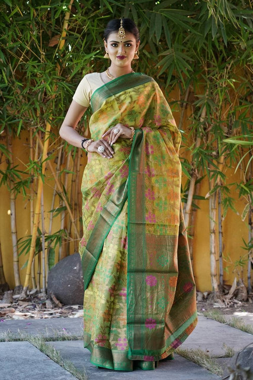 rajyogam organza silk saree surat