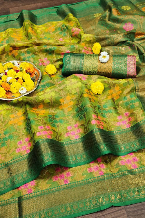 rajyogam organza silk saree surat