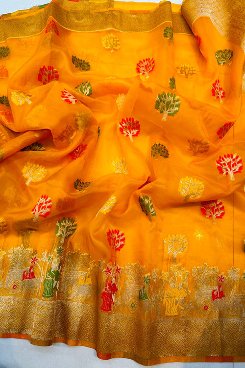 rajyogam organza silk saree surat