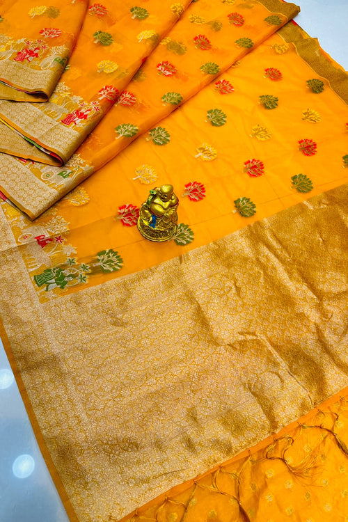 rajyogam organza silk saree surat