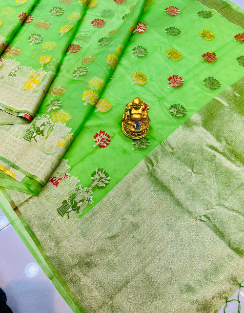 Load image into Gallery viewer, rajyogam organza silk saree surat
