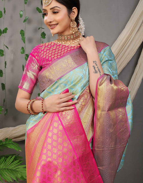 Load image into Gallery viewer, rajyogam banarasi silk saree surat
