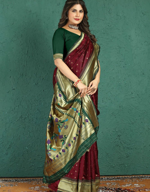 Load image into Gallery viewer, rajyogam paithani silk saree surat
