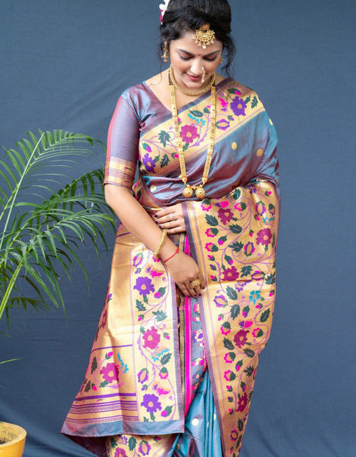 Load image into Gallery viewer, rajyogam paithani silk saree surat
