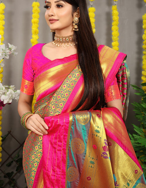 Load image into Gallery viewer, rajyogam paithani silk saree surat
