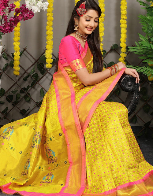 Load image into Gallery viewer, rajyogam paithani silk saree surat
