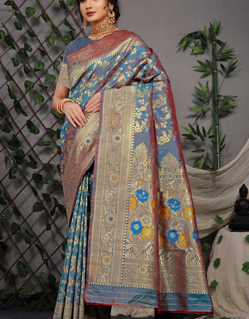 Load image into Gallery viewer, rajyogam banarasi silk saree surat
