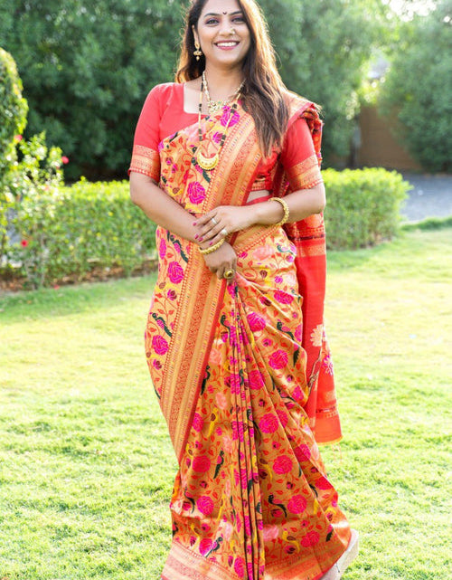 Load image into Gallery viewer, rajyogam paithani silk saree surat
