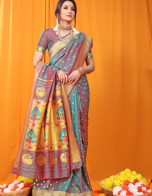 Load image into Gallery viewer, rajyogam paithani silk saree surat
