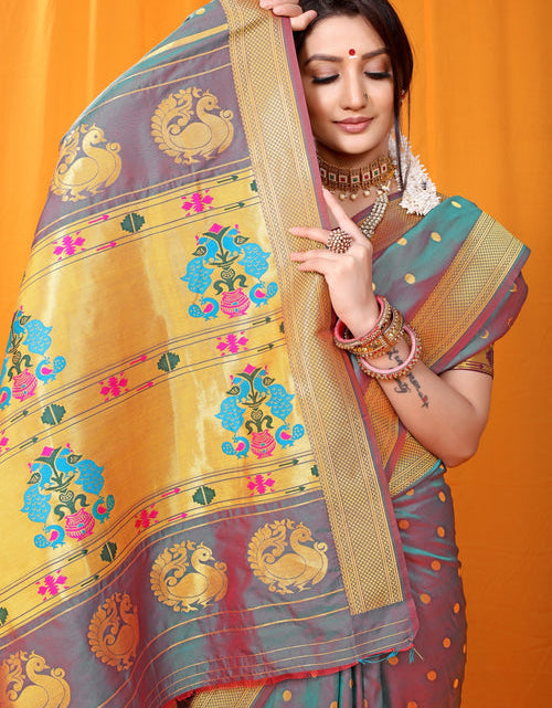 Load image into Gallery viewer, rajyogam paithani silk saree surat
