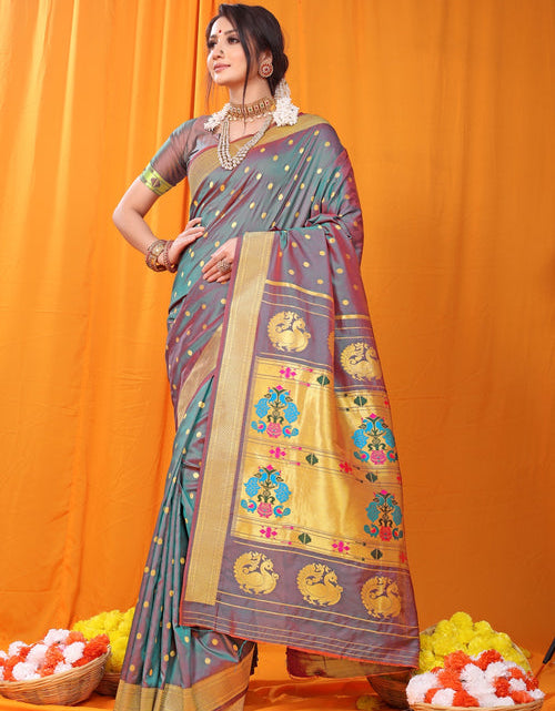 Load image into Gallery viewer, rajyogam paithani silk saree surat
