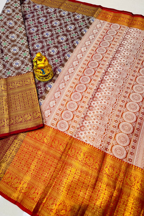 rajyogam kanjivaram silk saree surat