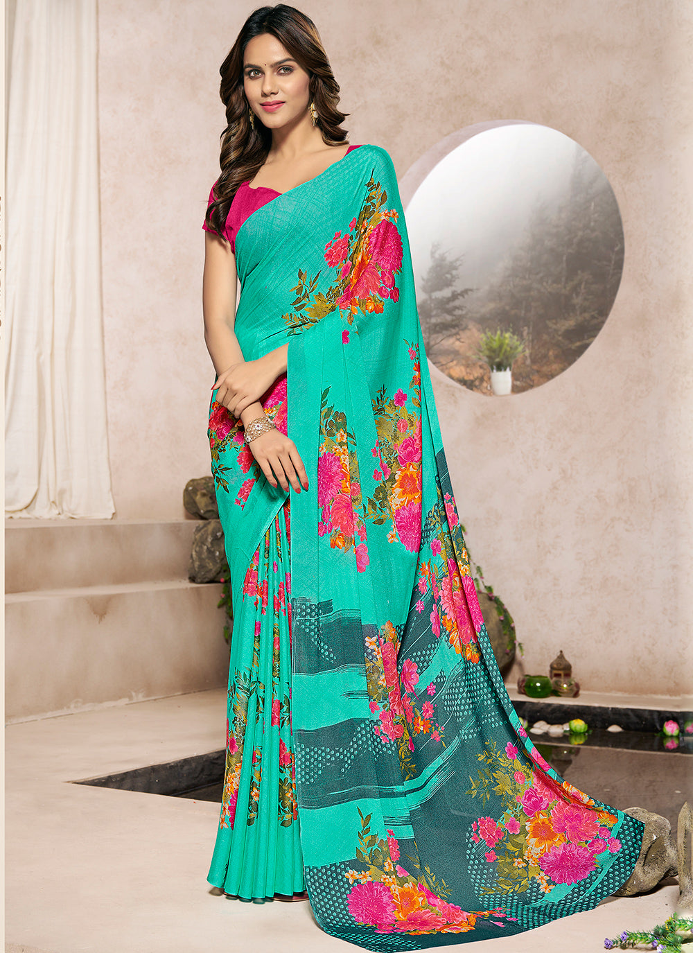 rajyogam georgette saree surat