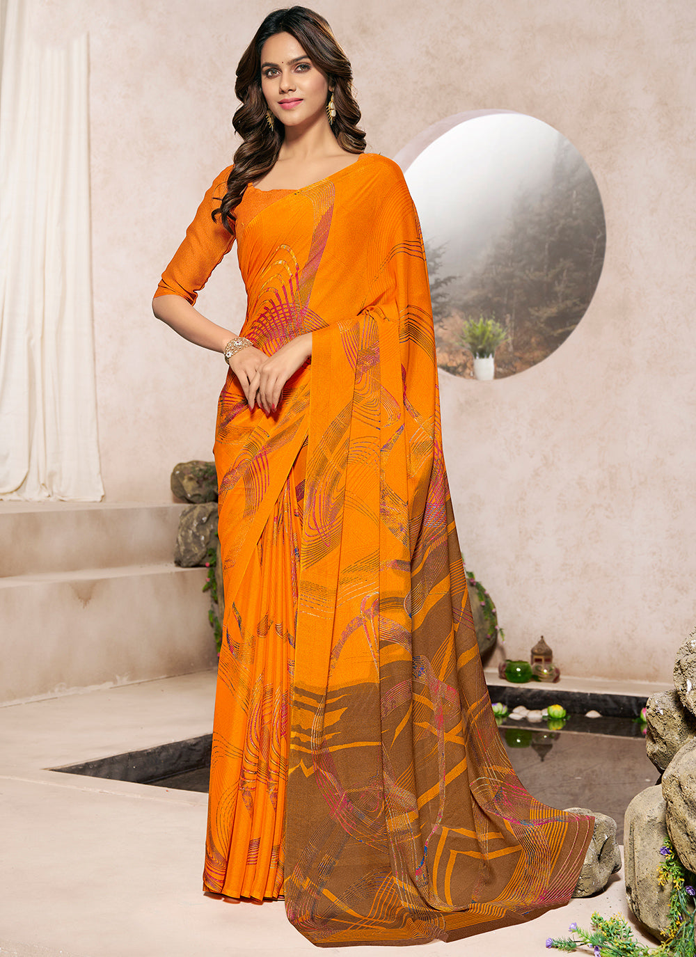 rajyogam georgette saree surat