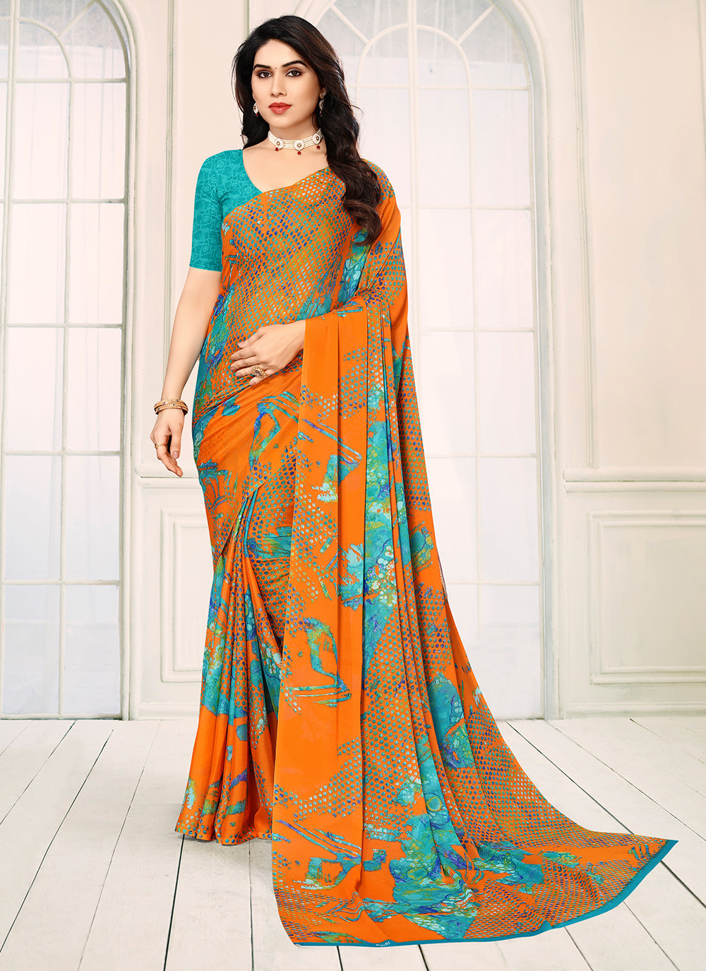 rajyogam georgette saree surat