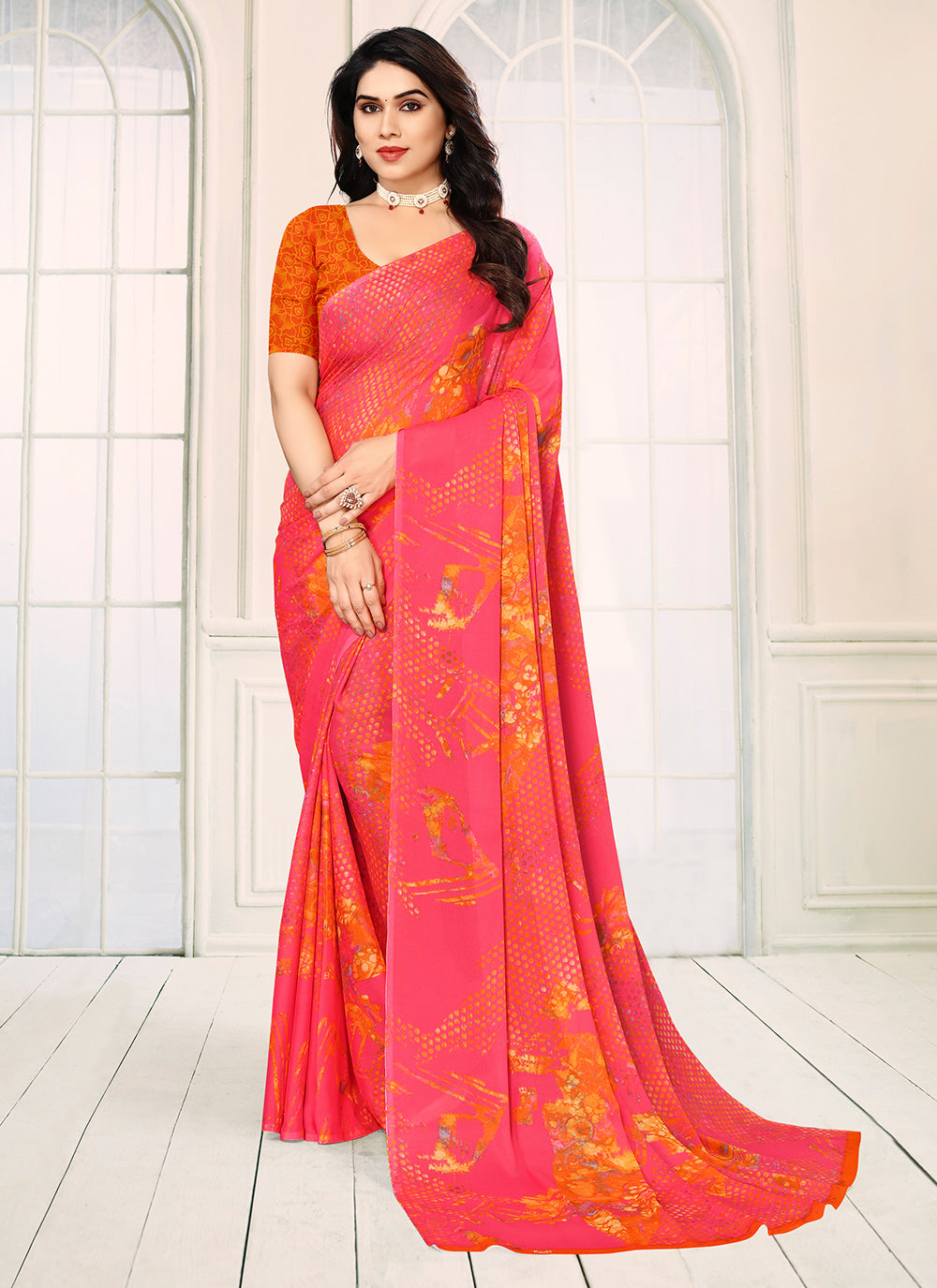 rajyogam georgette saree surat