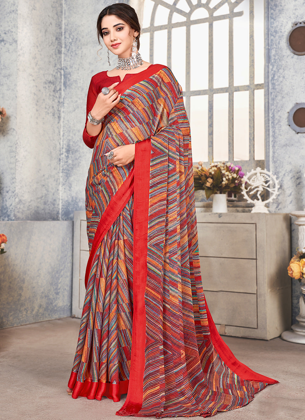 rajyogam chiffon saree surat