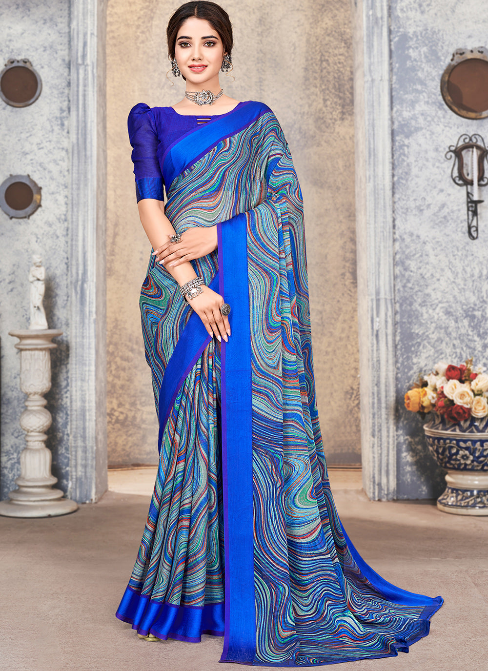 rajyogam chiffon saree surat