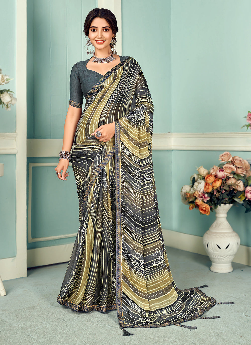 rajyogam chiffon saree surat