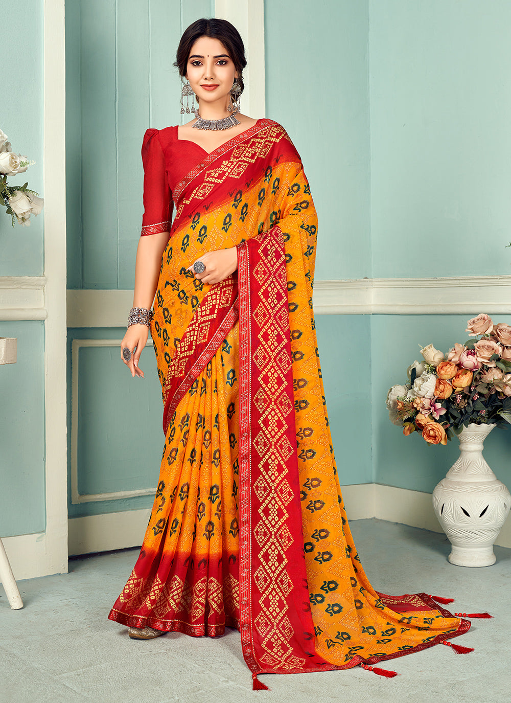 rajyogam chiffon saree surat