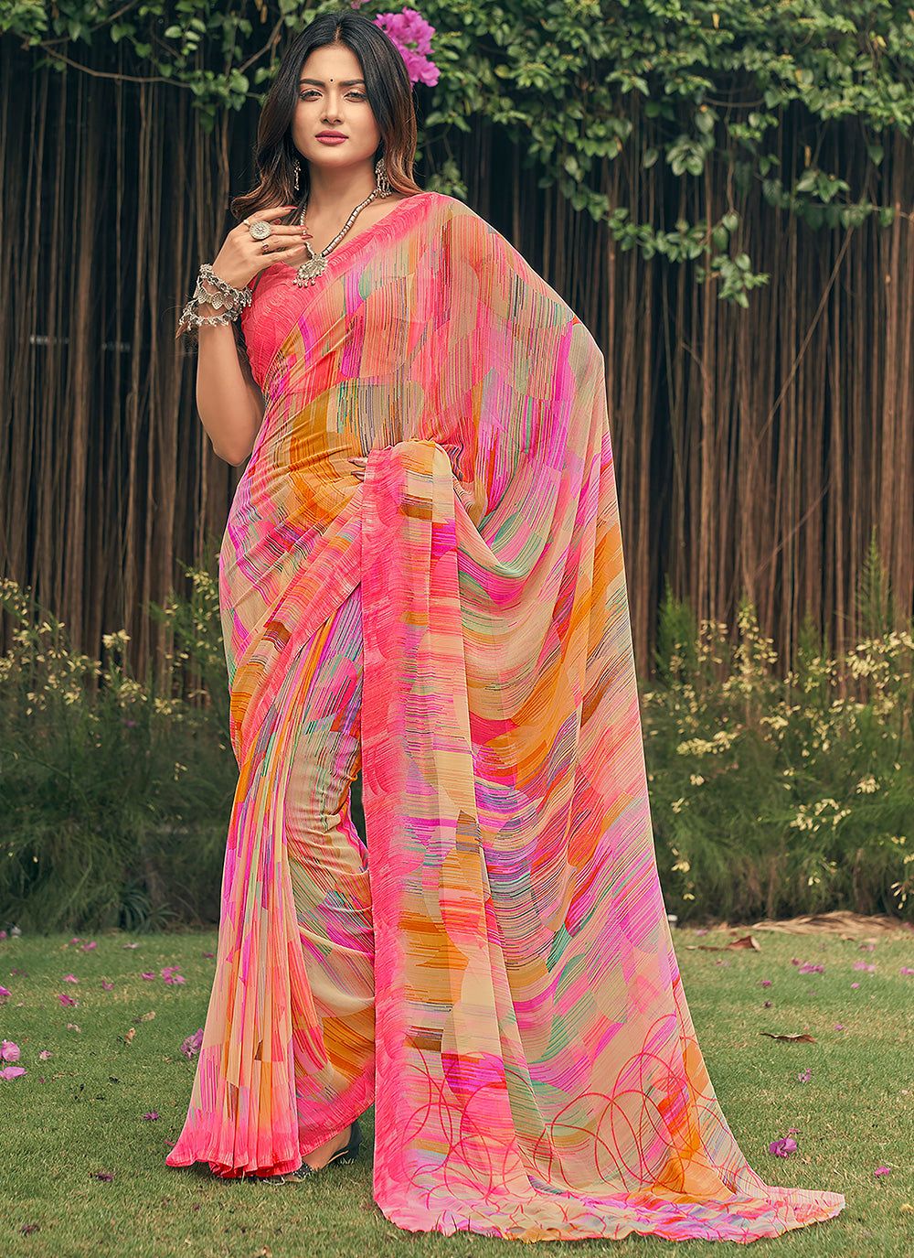 rajyogam georgette saree surat