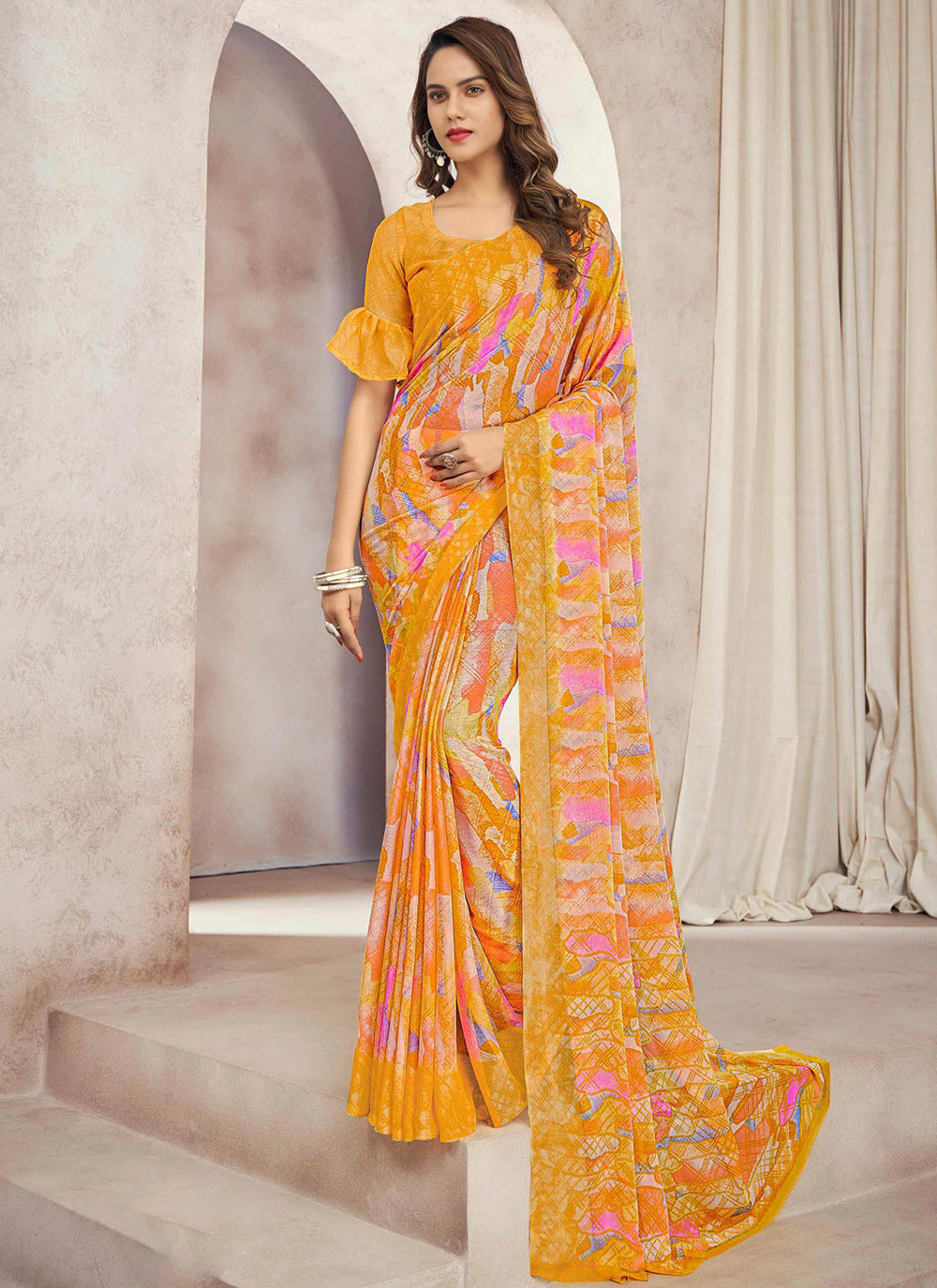 rajyogam chiffon saree surat