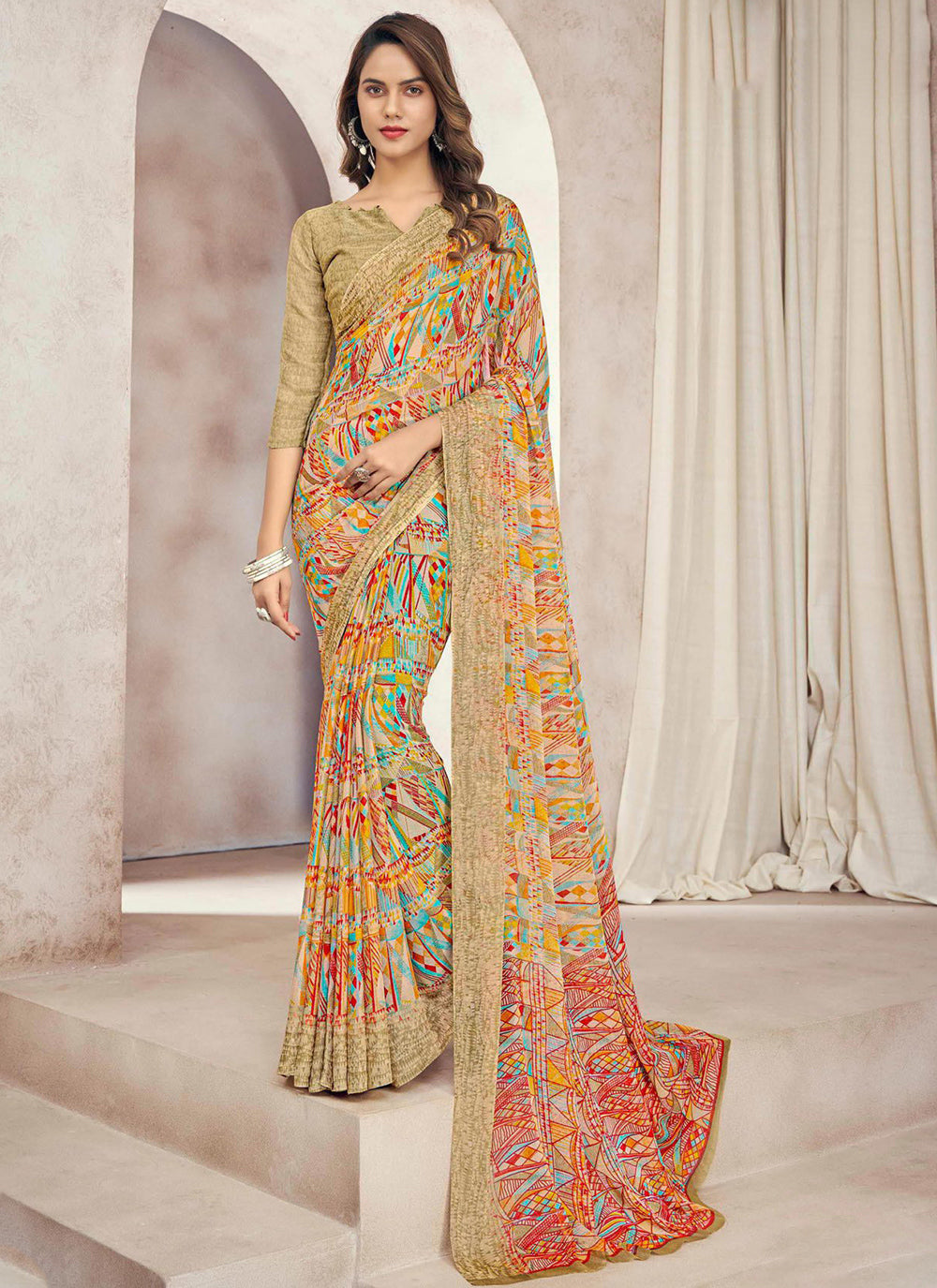 rajyogam chiffon saree surat