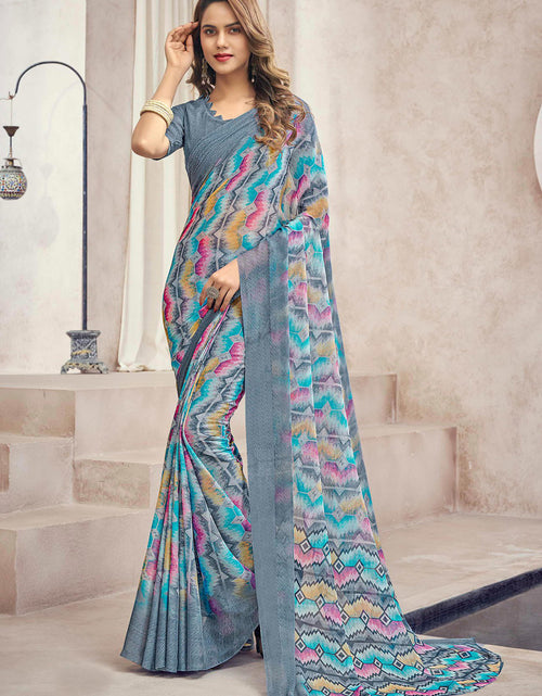 Load image into Gallery viewer, rajyogam chiffon saree surat
