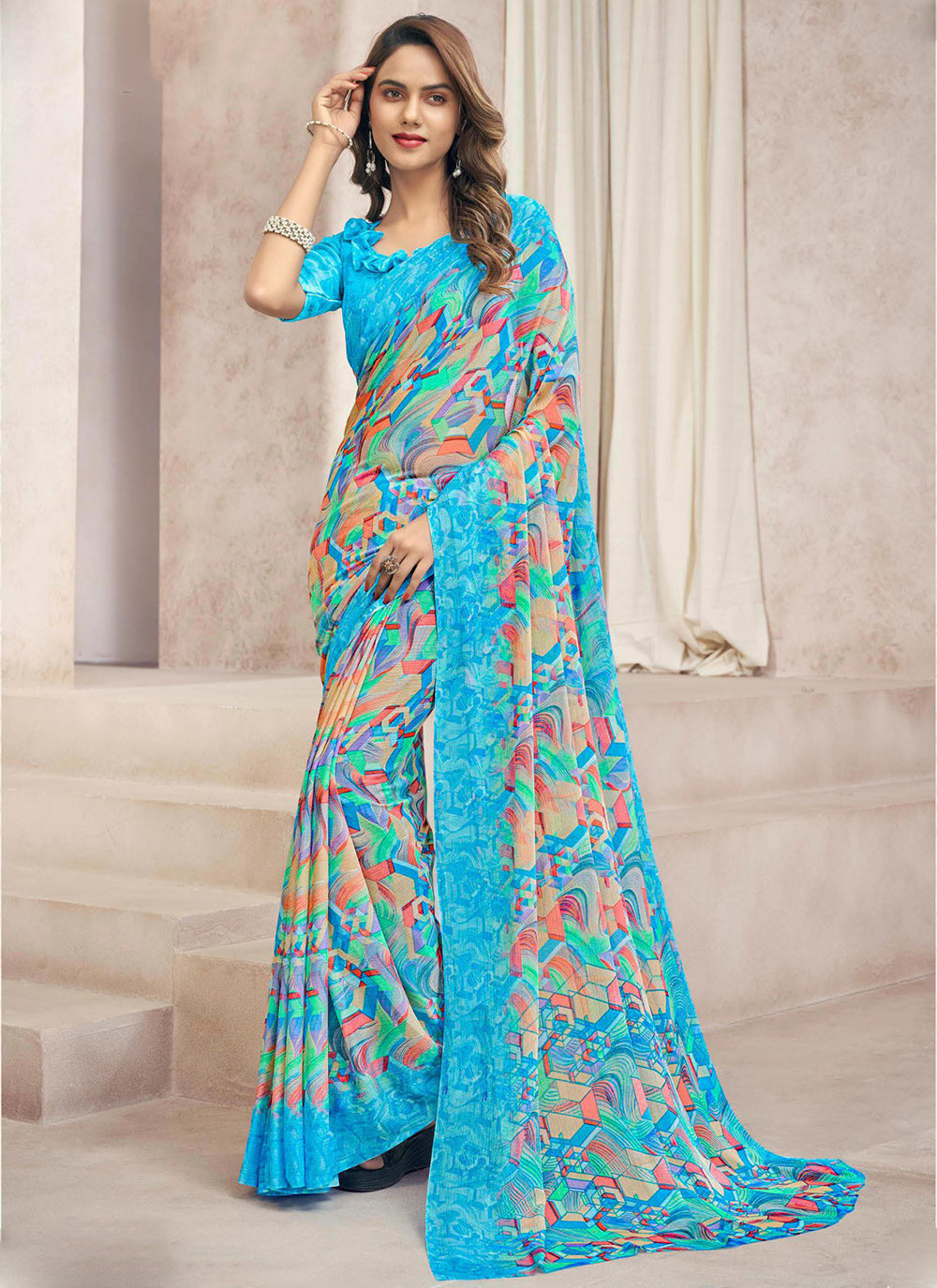 rajyogam chiffon saree surat