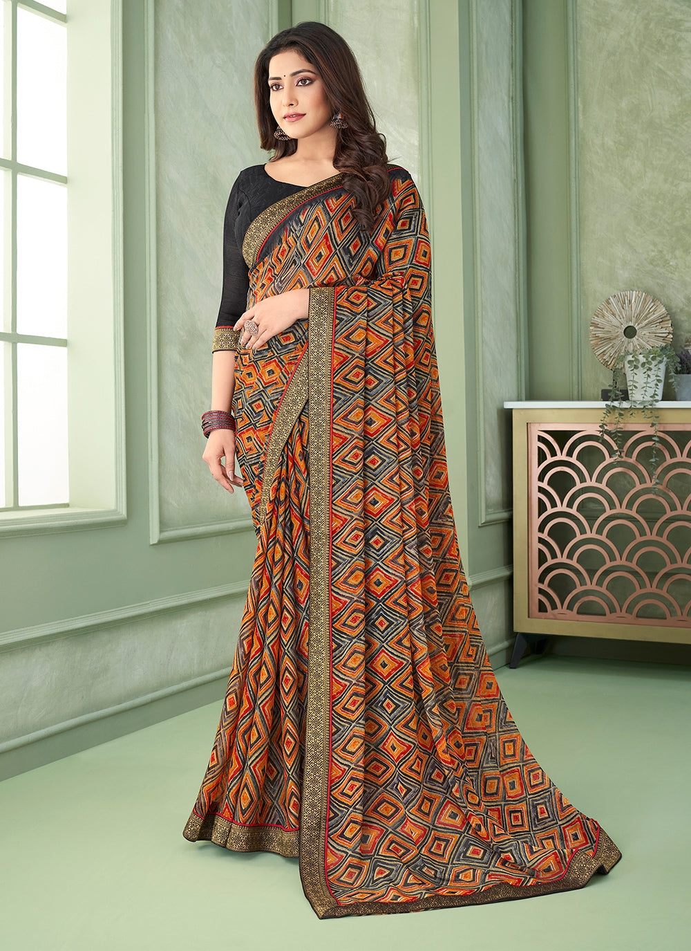 rajyogam chiffon saree surat