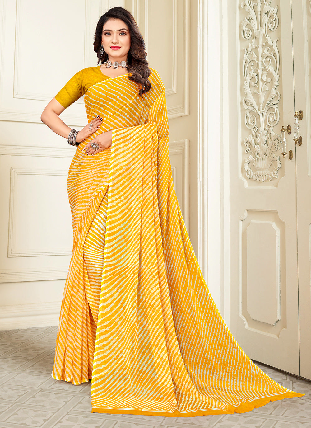 rajyogam chiffon saree surat