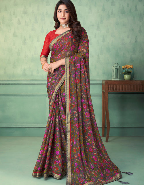 Load image into Gallery viewer, rajyogam chiffon saree surat
