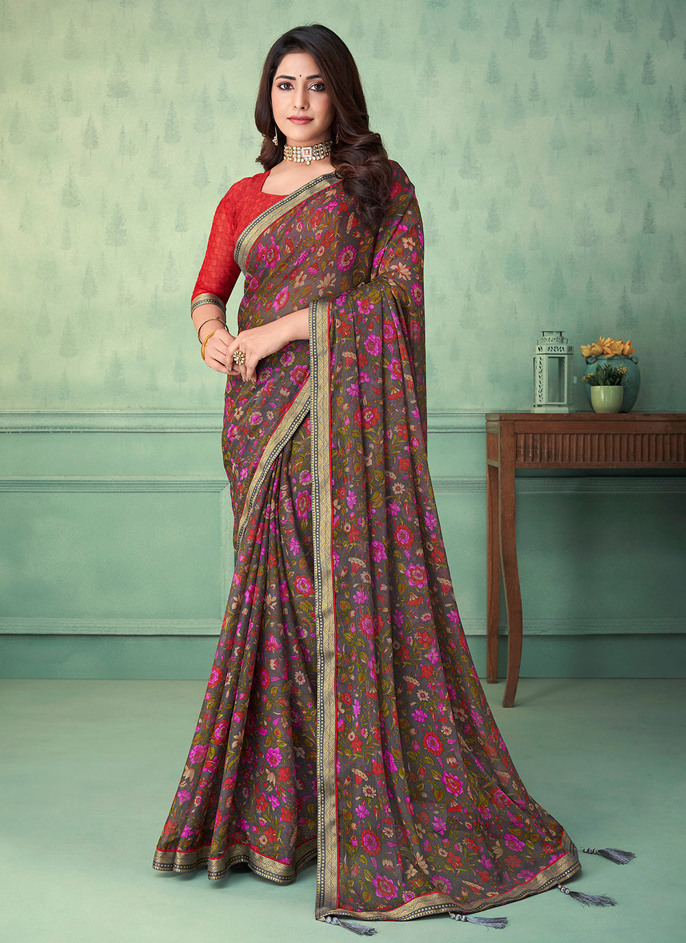 rajyogam chiffon saree surat