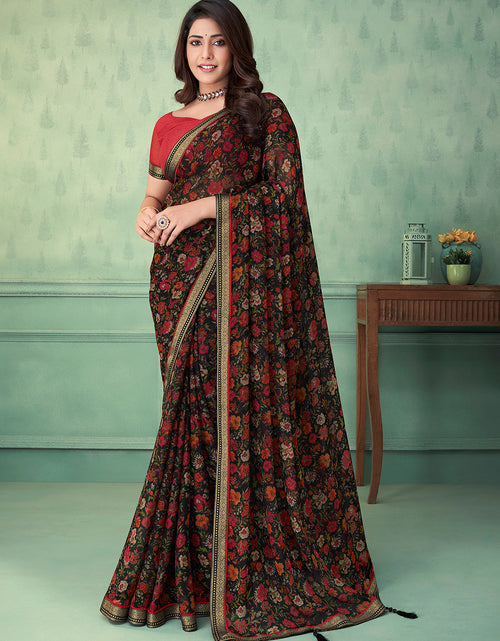 Load image into Gallery viewer, rajyogam chiffon saree surat
