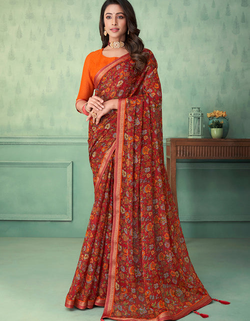 Load image into Gallery viewer, rajyogam chiffon saree surat
