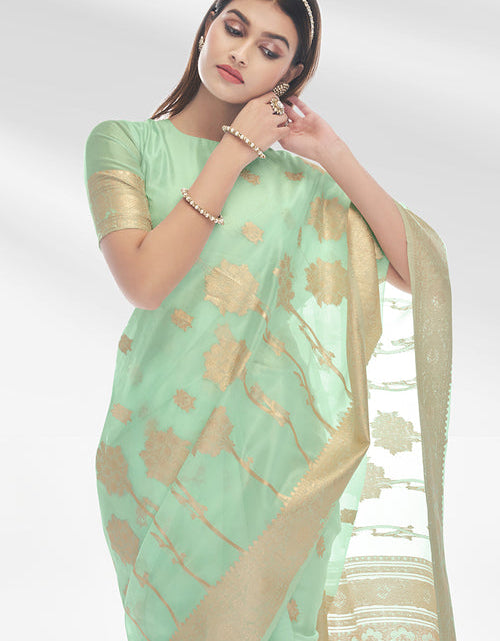 Load image into Gallery viewer, rajyogam banarasi silk saree surat
