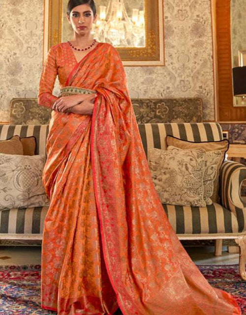 Load image into Gallery viewer, rajyogam banarasi silk saree surat
